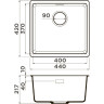 Мойка OMOIKIRI KATA 44-U-GR Artgranit/Leningrad Grey 4993404